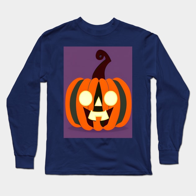 spooky pumpkin Long Sleeve T-Shirt by KultakalaSPb-Design